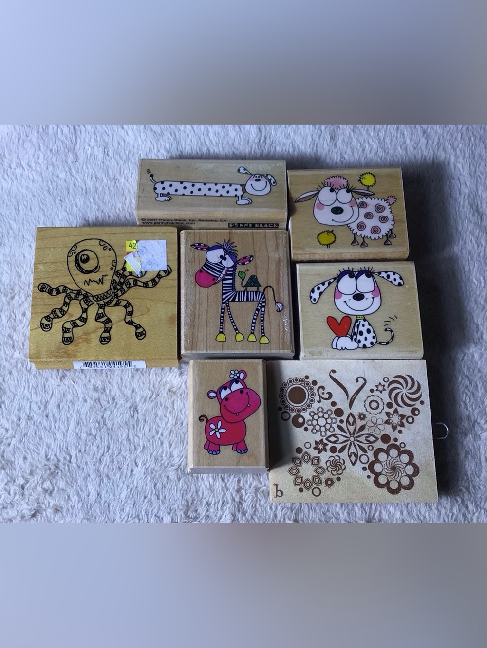 Wooden Animal Stamps